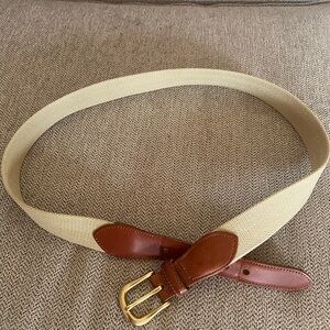COACH vintage leather and canvas belt - size 38 (men’s)